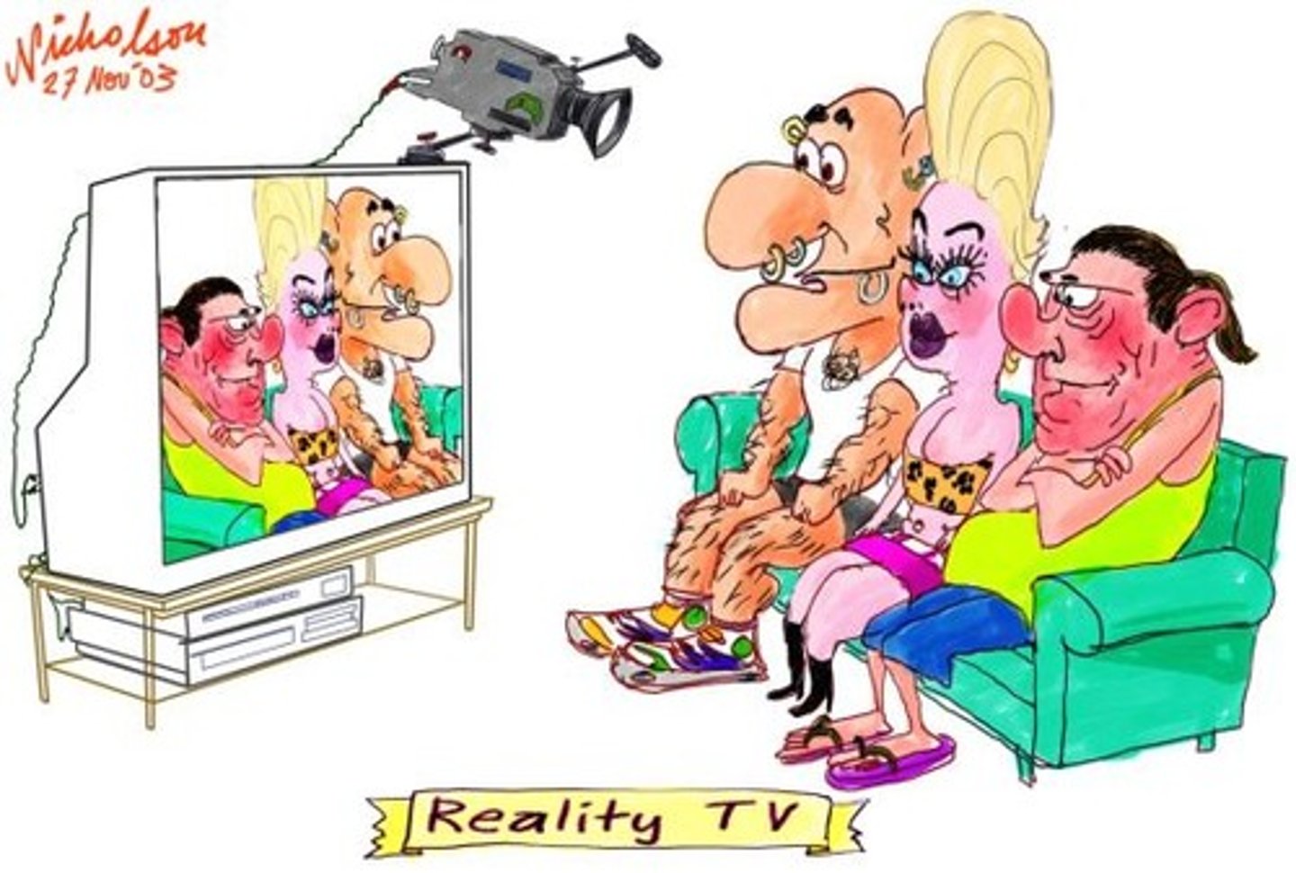 <p>reality show</p>