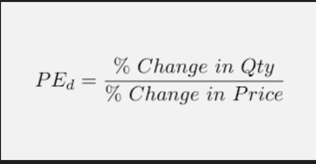 Measures how much demand changes and how sensitive it is in response to a change in price