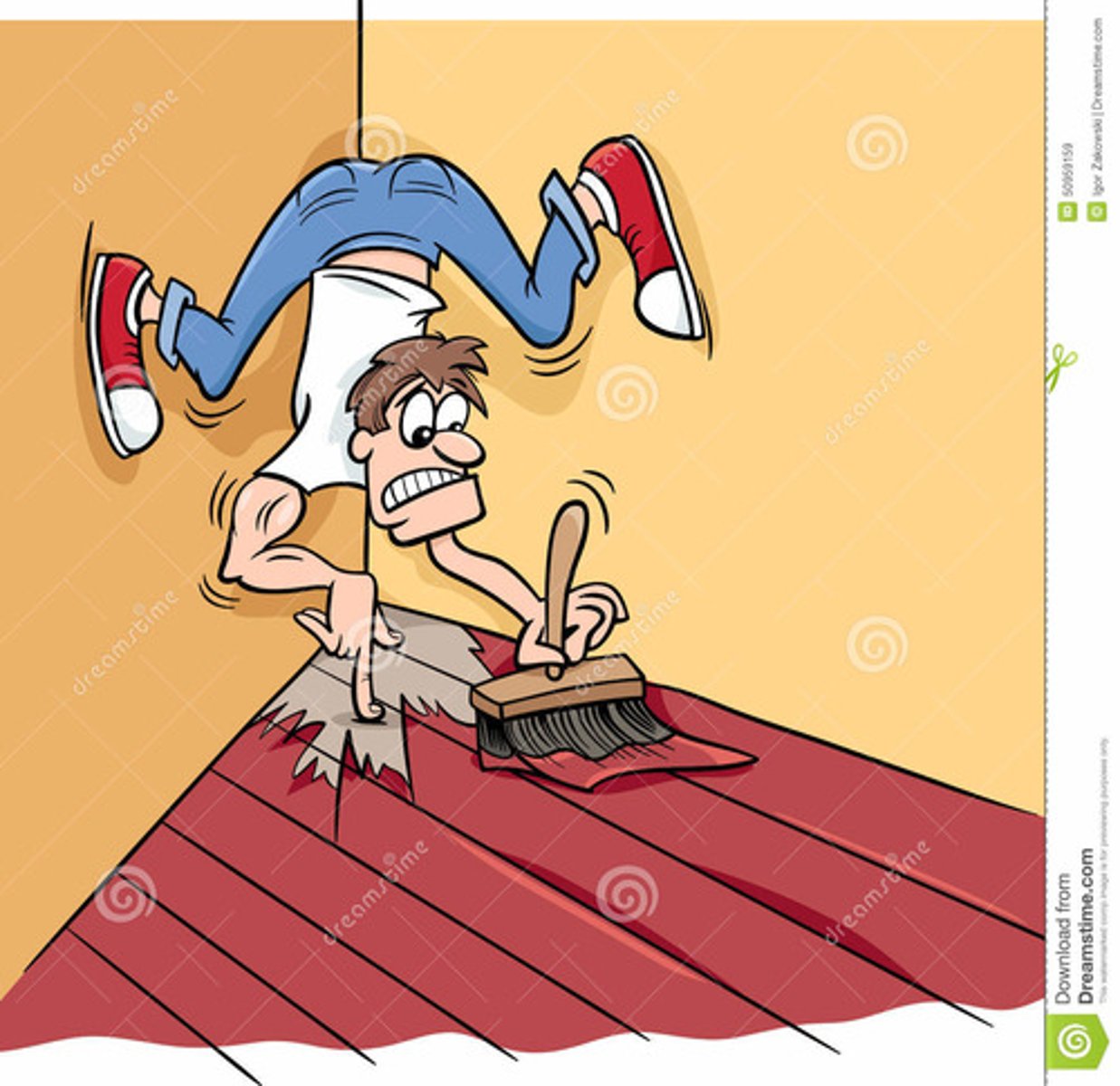 <p>ở góc phòng</p>