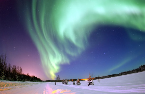 Continuous night time, when the sun does not appear above the horizon.