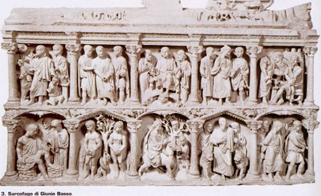 <p>Sarcofago di Giunio Basso</p>