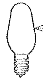 <p>Cone-shaped bulb for low-wattage, decorative incandescent lamps</p>