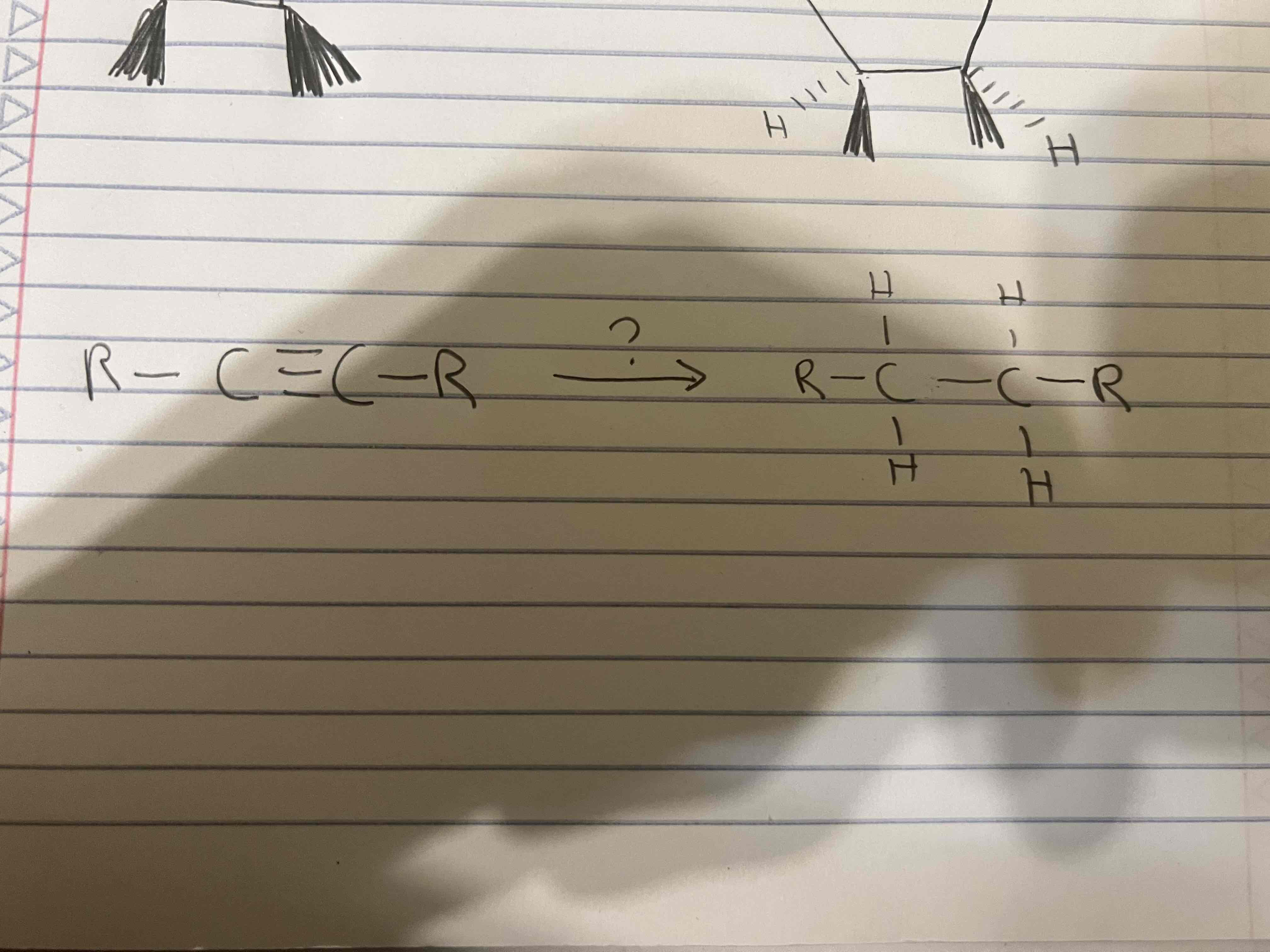 <p>Give the reagents of the reaction </p>