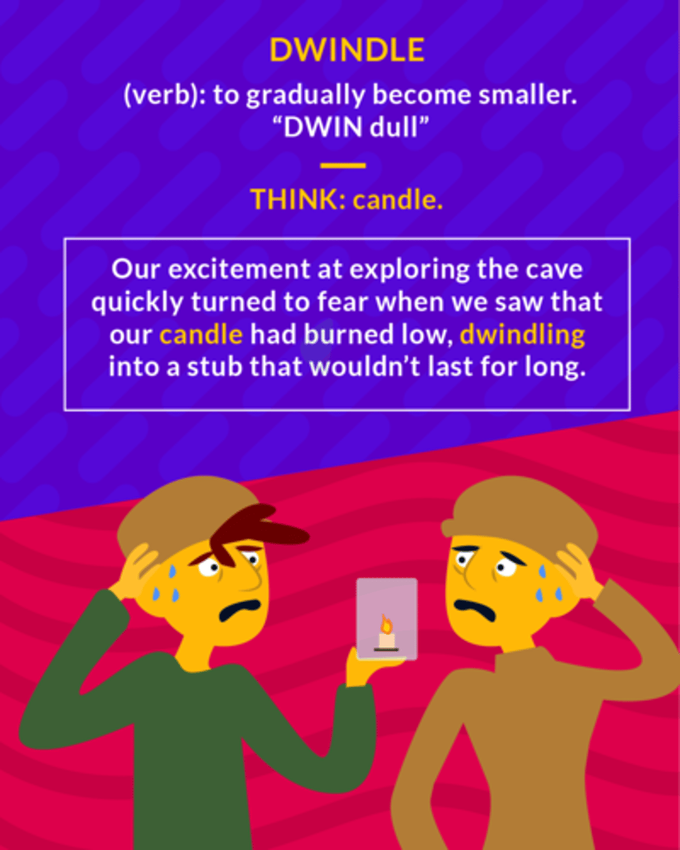 <p>to lessen, diminish</p>