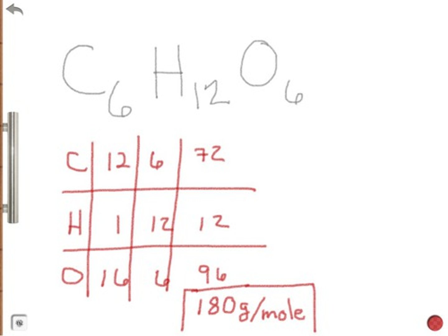 <p>The mass (in amu) of the constituent atoms in a compound as indicated by the molecular formula.</p>
