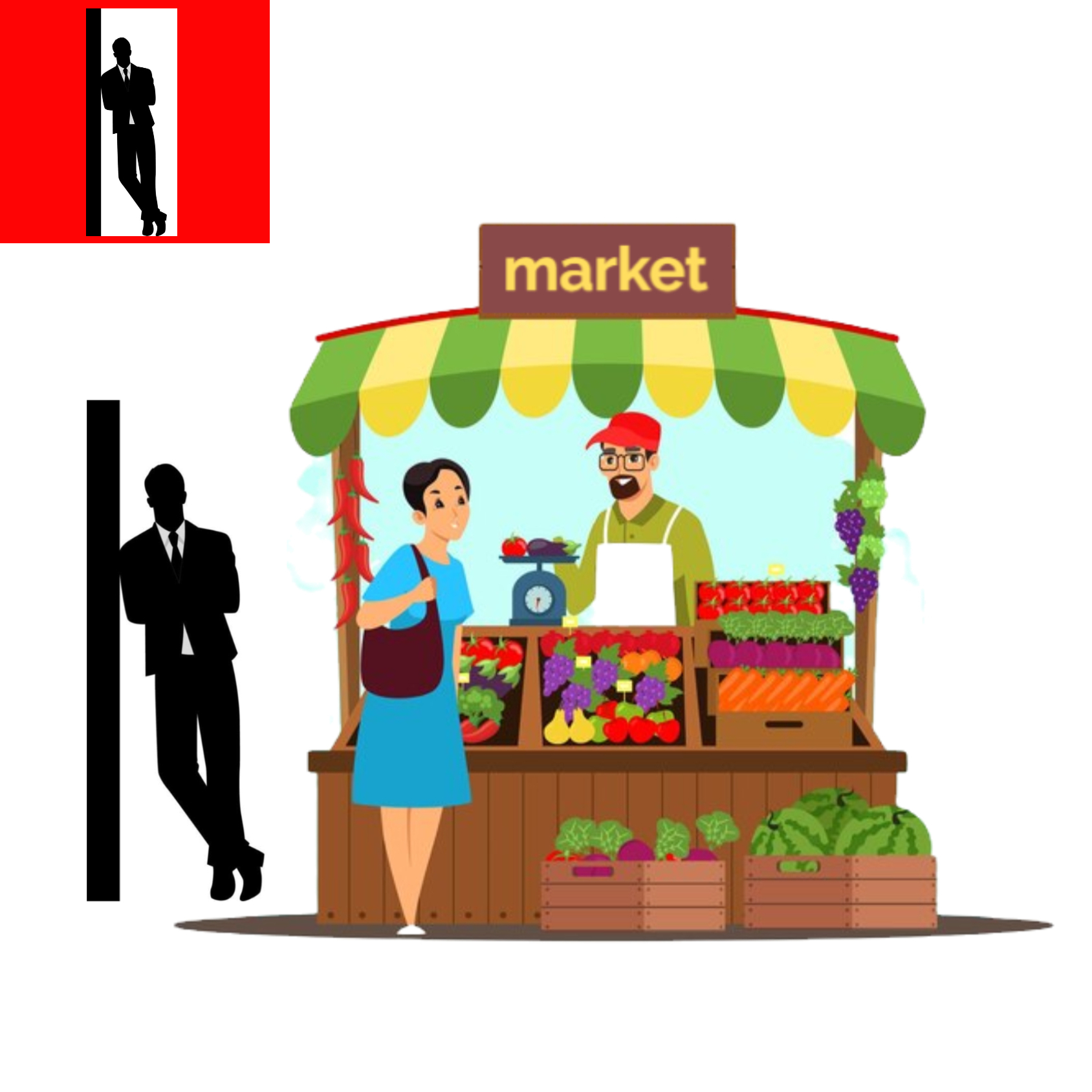 <p><strong><mark data-color="green" style="background-color: green; color: inherit;">at the market</mark> /ðə ˈmɑː(r)kɪt/</strong></p><p><strong>DEUTSCH:</strong></p><p>auf dem Markt</p>