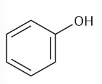 <p>Common: Phenol<br>IUPAC: Phenol</p>