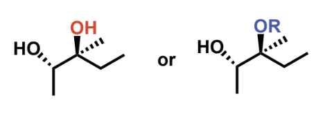 <p>acidic conditions: OH or OR goes to more substituted C</p>