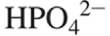 <p>HPO<sub>4</sub><sup>2-</sup></p>