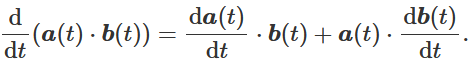 <p>States that the <strong>work done</strong> by a <strong>resultant</strong> force on a particle = the <strong>change </strong>in <strong>kinetic energy</strong> of the particle</p><p></p><p>When resultant force is constant, a = constant so this can easily be proved with SUVAT, W = Fx, and F = ma. When F is not constant in magnitude but <strong>is constant in direction</strong>, we can use the simple $$W=\int_{x0}^{x1}F\left(x\right)dx$$ and $$F=ma=mv\frac{dv}{dx}$$ to get $$W=\frac12m\left(v1^2-v0^2\right)$$, but when F is not constant in <strong>both direction and magnitude</strong>, things are a bit more complicated:</p><p></p><p><strong>General case: </strong>(called general case as also works for previous 2 cases)</p><p>$$F=m\frac{dv}{dt}$$ where both F and v are vectors.</p><p>We must use <strong>line intergral</strong> $$W=\int_{r0}^{r1}F\cdot dr$$ with this which gives:</p><p>$$W=\int_{r0}^{r1}m\frac{dv}{dt}\cdot dr=\int_{t0}^{t1}m\frac{dv}{dt}\cdot vdt$$</p><p></p><p>Integration by “looking at it” (<strong>reverse product rule</strong> in this case!) shows us:</p><p>$$\frac{dv}{dt}\cdot v=\frac12\frac{d\left(v^2\right)}{dt}$$ (see diagram for definition of product rule. What happens if a(t) = b(t) = v ?). Note that v is <strong>no longer a vector here</strong> (dot product has been used!)</p><p></p><p><strong>Therefore:</strong></p><p>$$W=\int_{t0}^{t1}\frac12m\frac{d\left(v^2\right)}{dt}dt=\int_{\frac12mv0^2}^{\frac12mv1^2}d\left(\frac12mv^2\right)=\frac12m\left(v1^2-v0^2\right)$$</p>