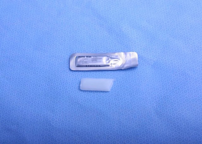 <p>hemostasis on bleeding bone, often applied in small round pieces from end of penfield or freer </p>