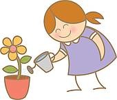 to water the plants