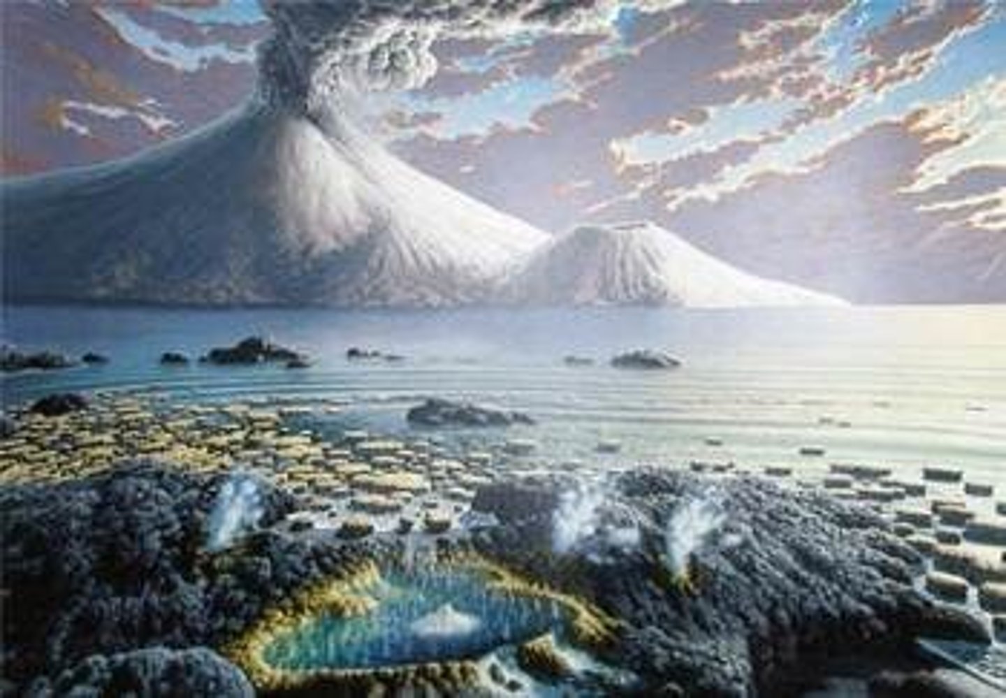 <p>the beginning of the Paleozoic Era, 540 to 485 million years ago</p>
