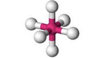 <p>What molecular geometry is shown here?</p>