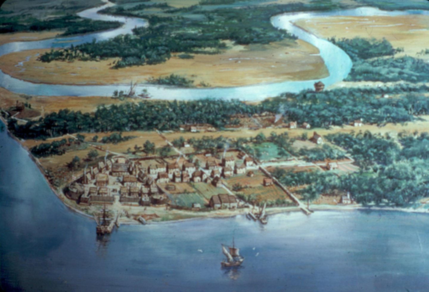 <p>the first permanent English settlement in North America</p>