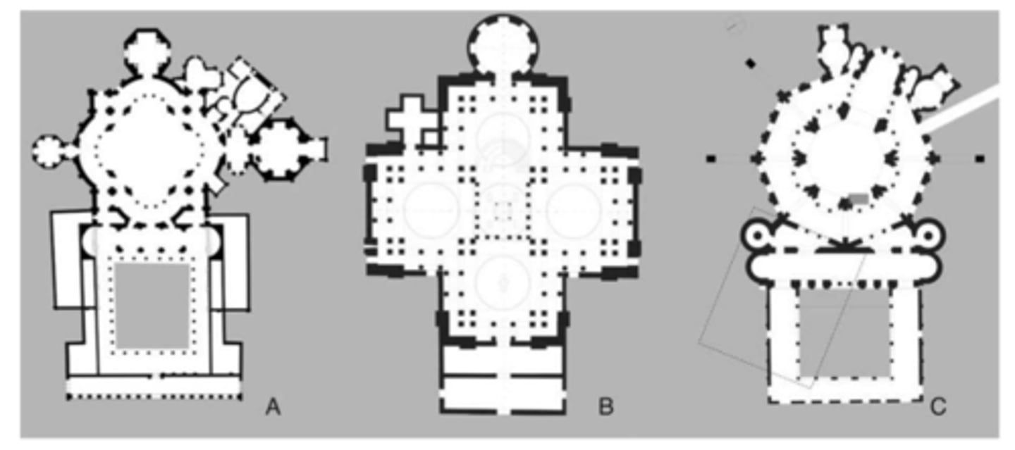 <p>Byzantine churches</p>