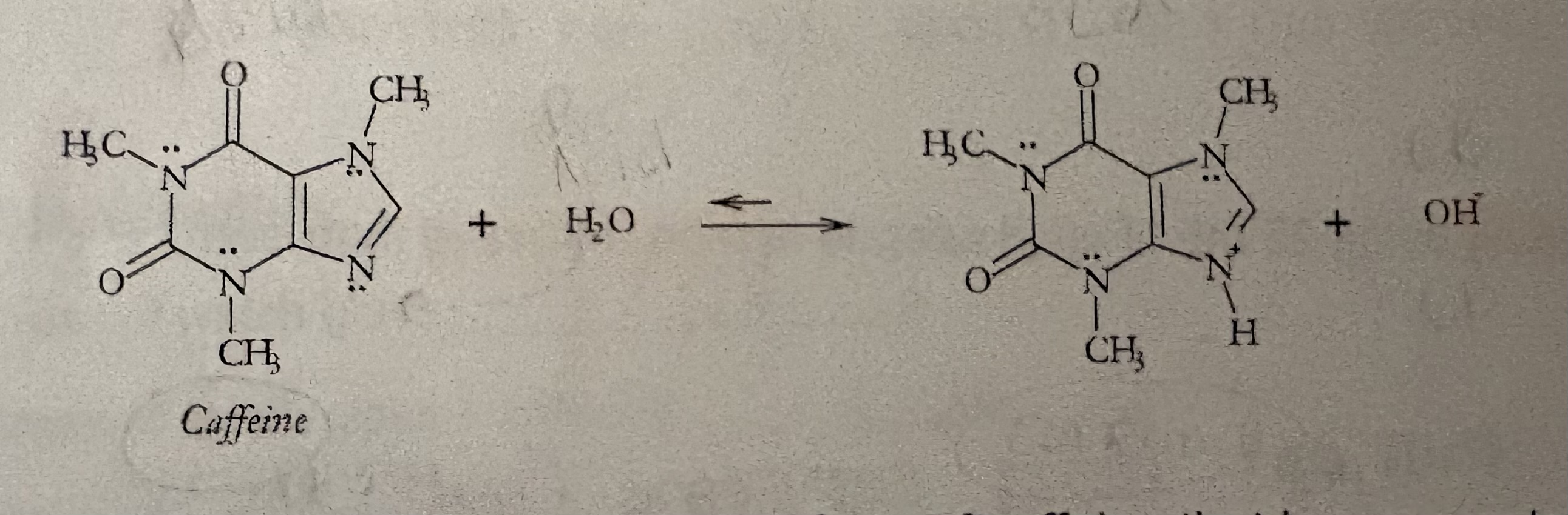 <ol><li><p>Determine A, CA, CB, &amp; B</p></li><li><p>What is the form of Caffeine that is more water soluble</p></li><li><p>what is the form of Caffeine that is more soluble in Ethyl acetate</p></li></ol><p></p>