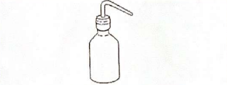 <p>to rinse a beaker or flask with water </p>