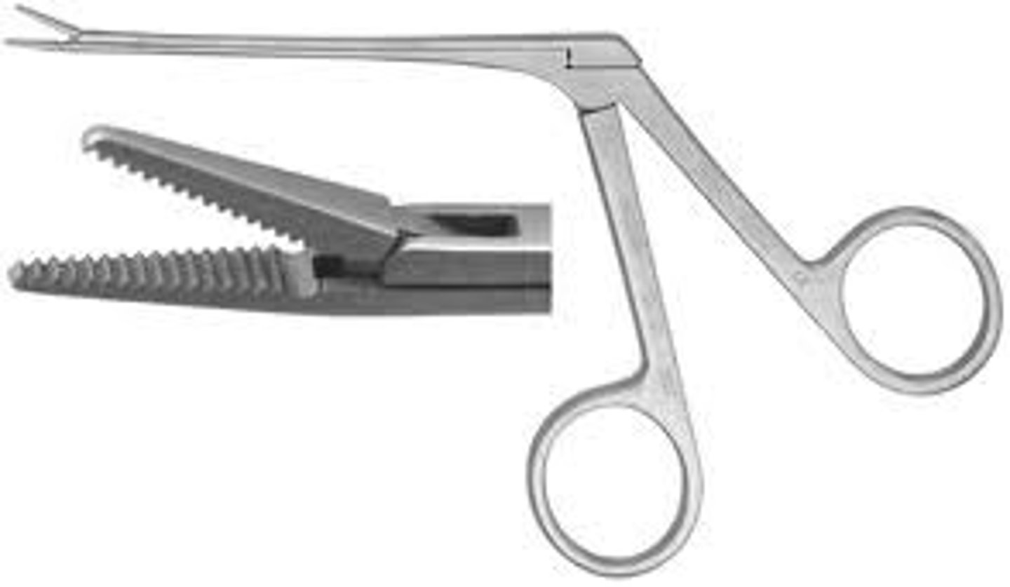 <p>Used for grasping small objects, Removing items from small body cavities - Nose or hard to reach areas, Scissor like end, Small set of serrated jaws</p>
