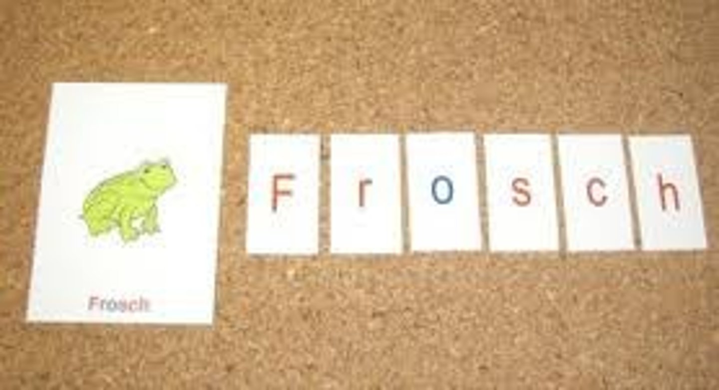 <p>to spell</p>