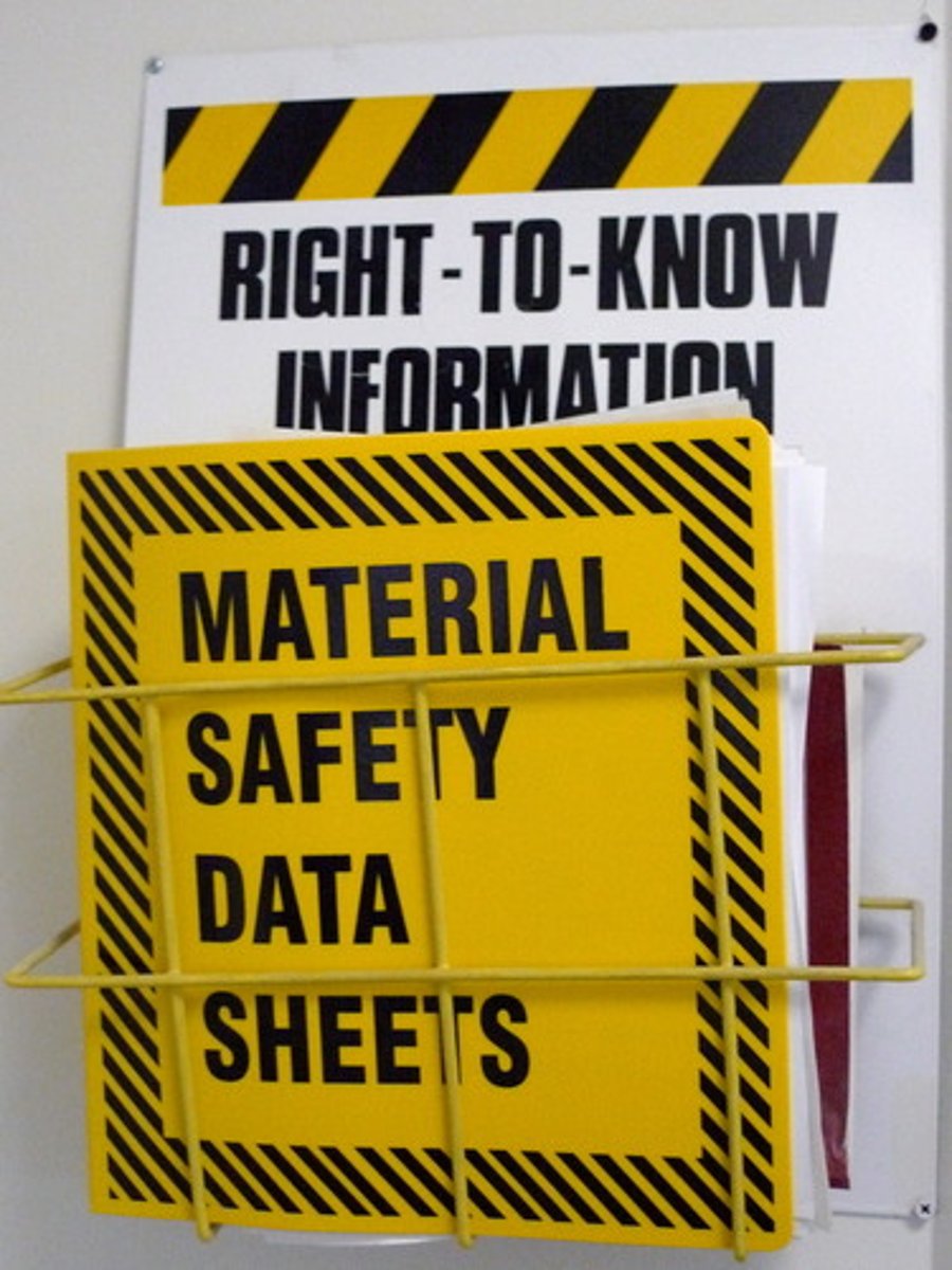 <p>OSHA requires chemical manufacturers and suppliers to provide a____ for each hazardous chemical they sell</p>