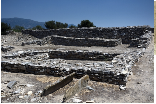 <p><span style="background-color: transparent; font-family: "EB Garamond", serif;"><span> a mildly fortified town and in the center a slightly bigger house- speaks of a community that is starting to organize itself.</span></span></p>