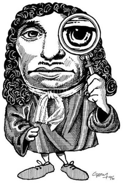 <p>1673 Dutch naturalist who created a very powerful (for the time period) single lens microscope, He observed pond water. In pond scum he discovered small animals he called animalcules,or little animals (protists),and also discovered bacteria while examining scraping of crud from his teeth.</p>