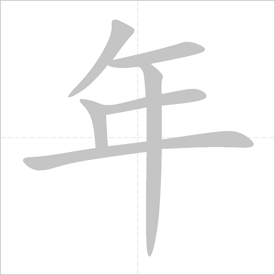 <p><span>nián</span></p>