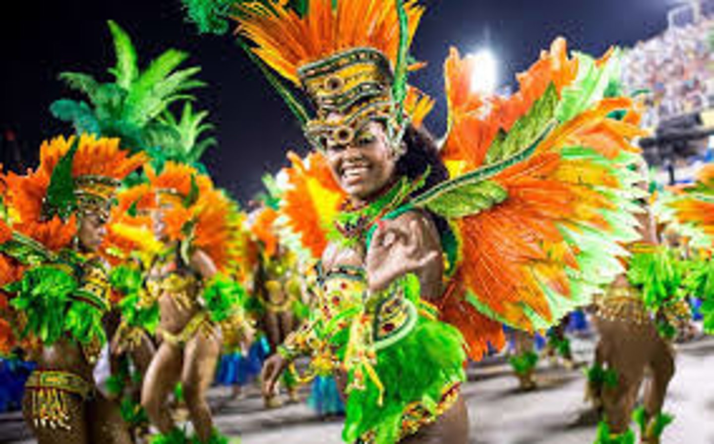 <p>lễ hội Rio Carnival ở Brazil</p>