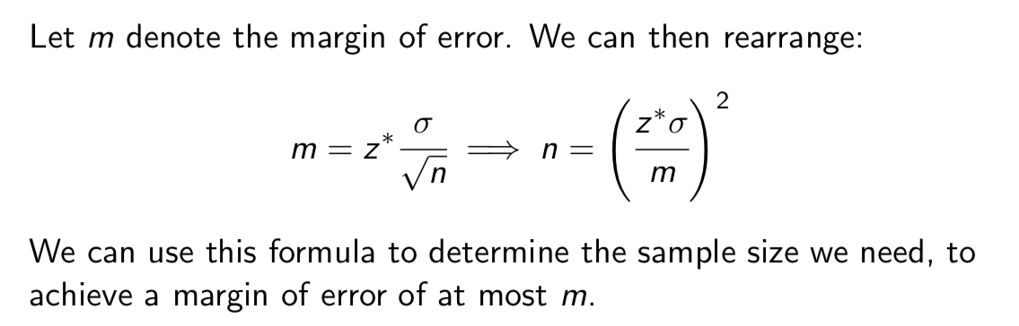 <p><span>To accomplish this, we need to find out how large our sample size needs to be</span></p>