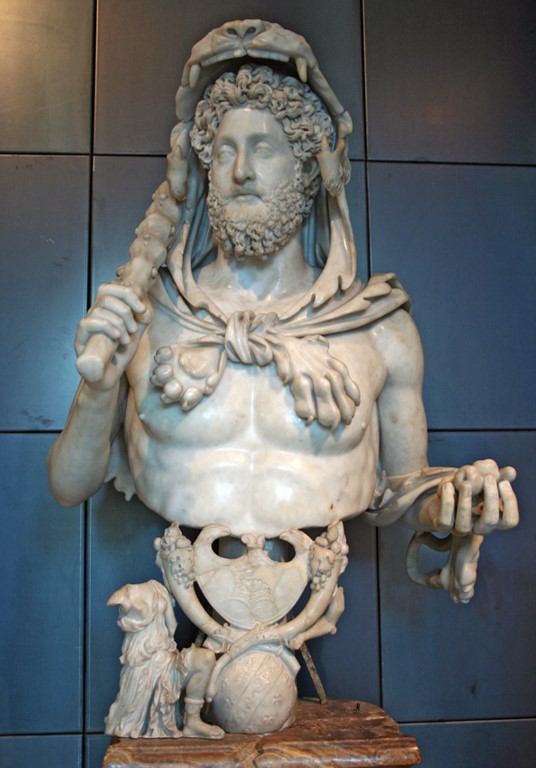 <p>Commodus as Hercules</p>