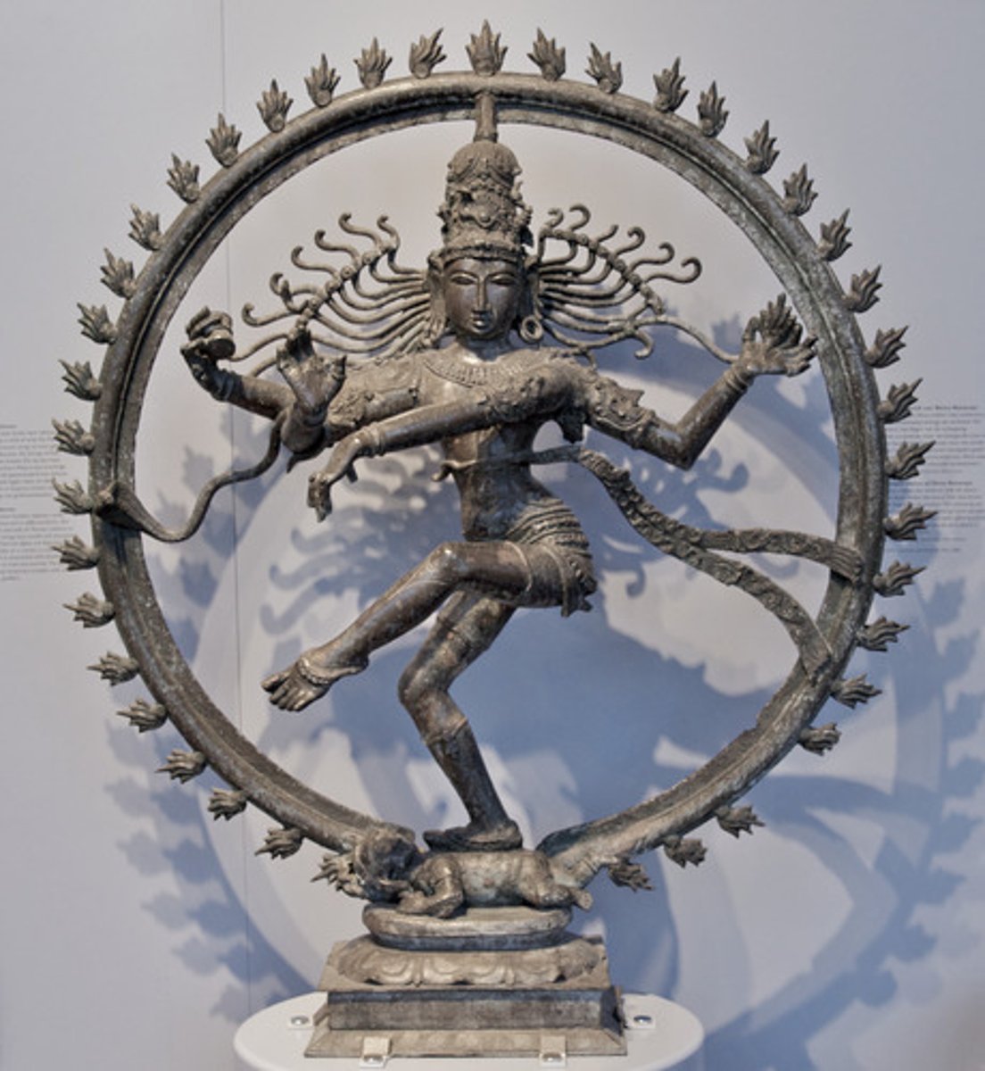 <p>A Hindu god considered the destroyer of the world.</p>