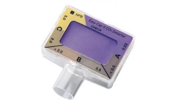 <p>A visual indication analysis of exhaled carbon dioxide levels through color change, providing insights into ventilation status. </p>