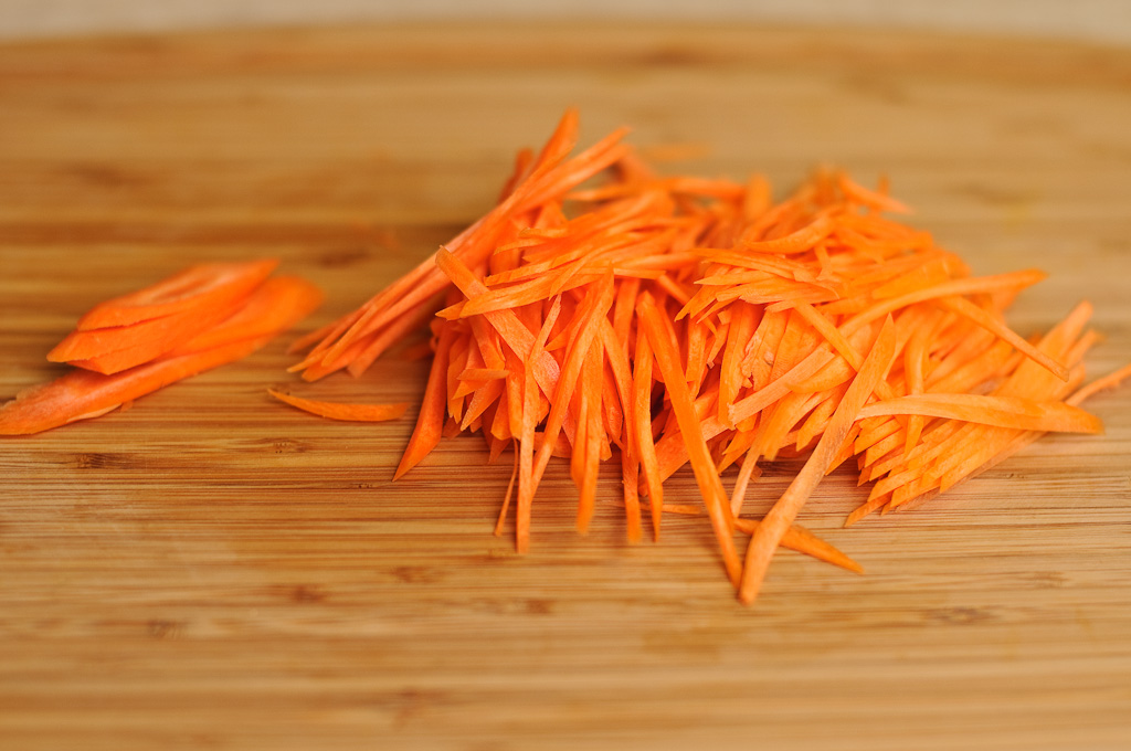<p>Cut in to rectangular pieces the size of match sticks.</p>