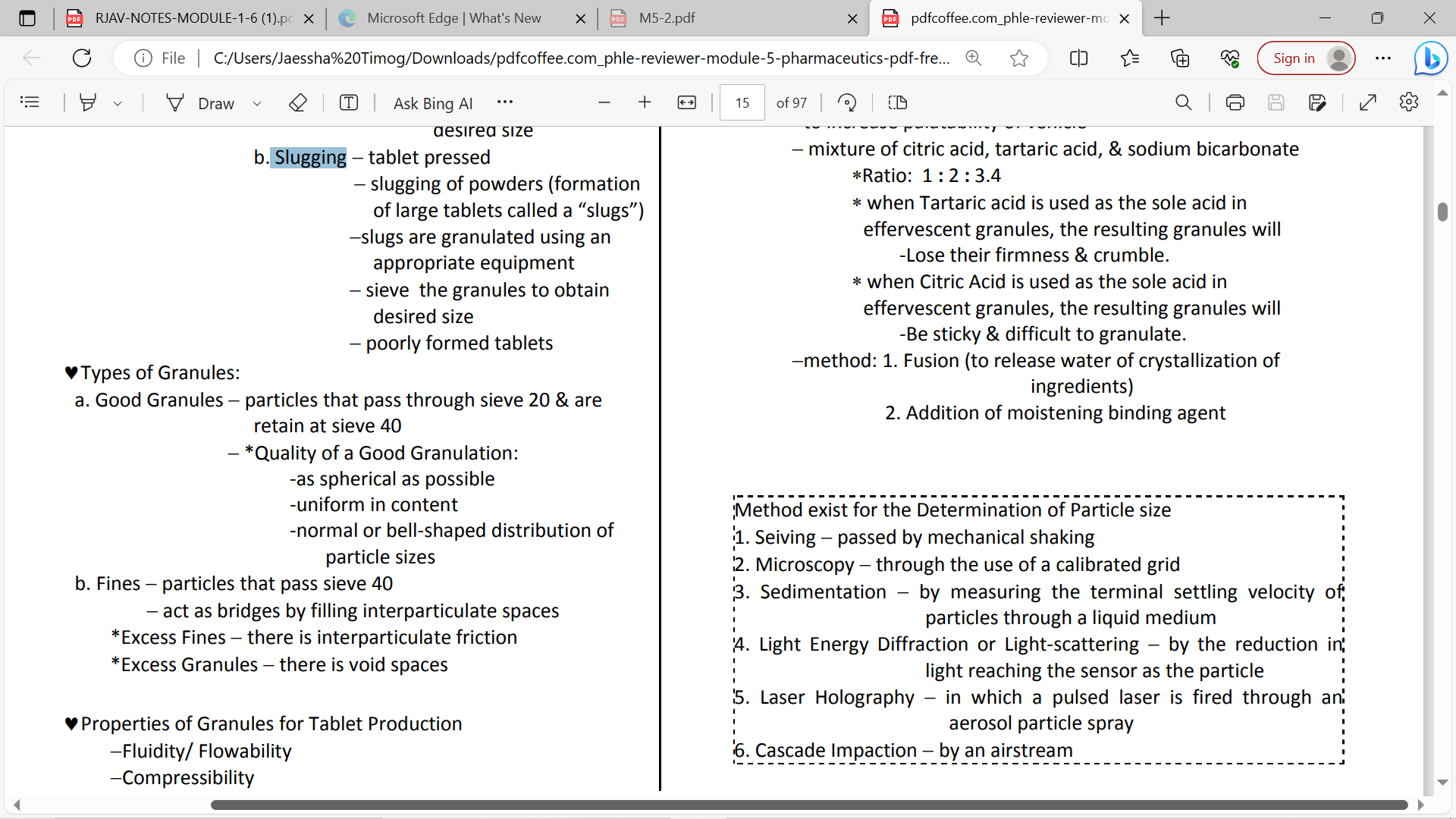 <p>Effervescent Granules</p>