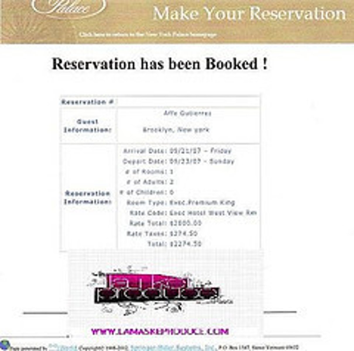 <p>to make a reservation</p>