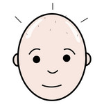 Is bald