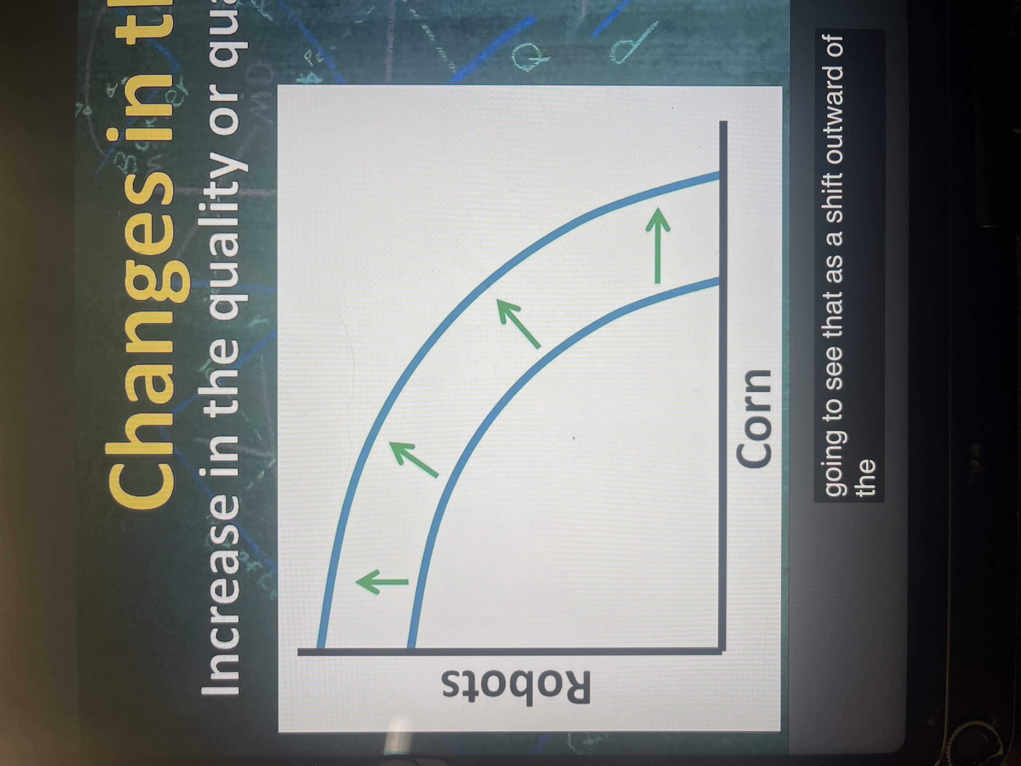 <p>increase in the quality or quantity of resources </p>