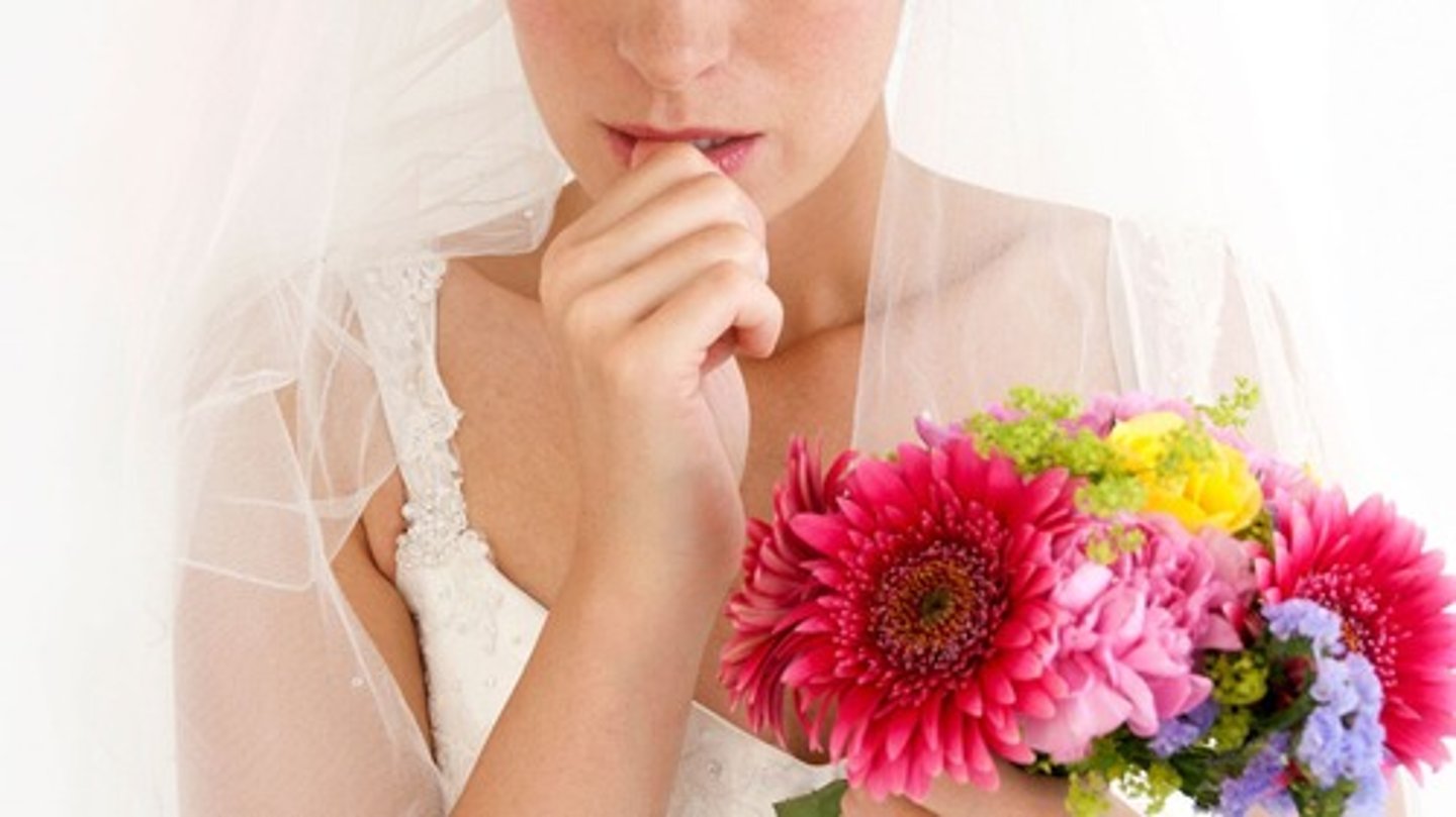 <p>the stress one experiences before getting married</p><p>= have cold feet</p>