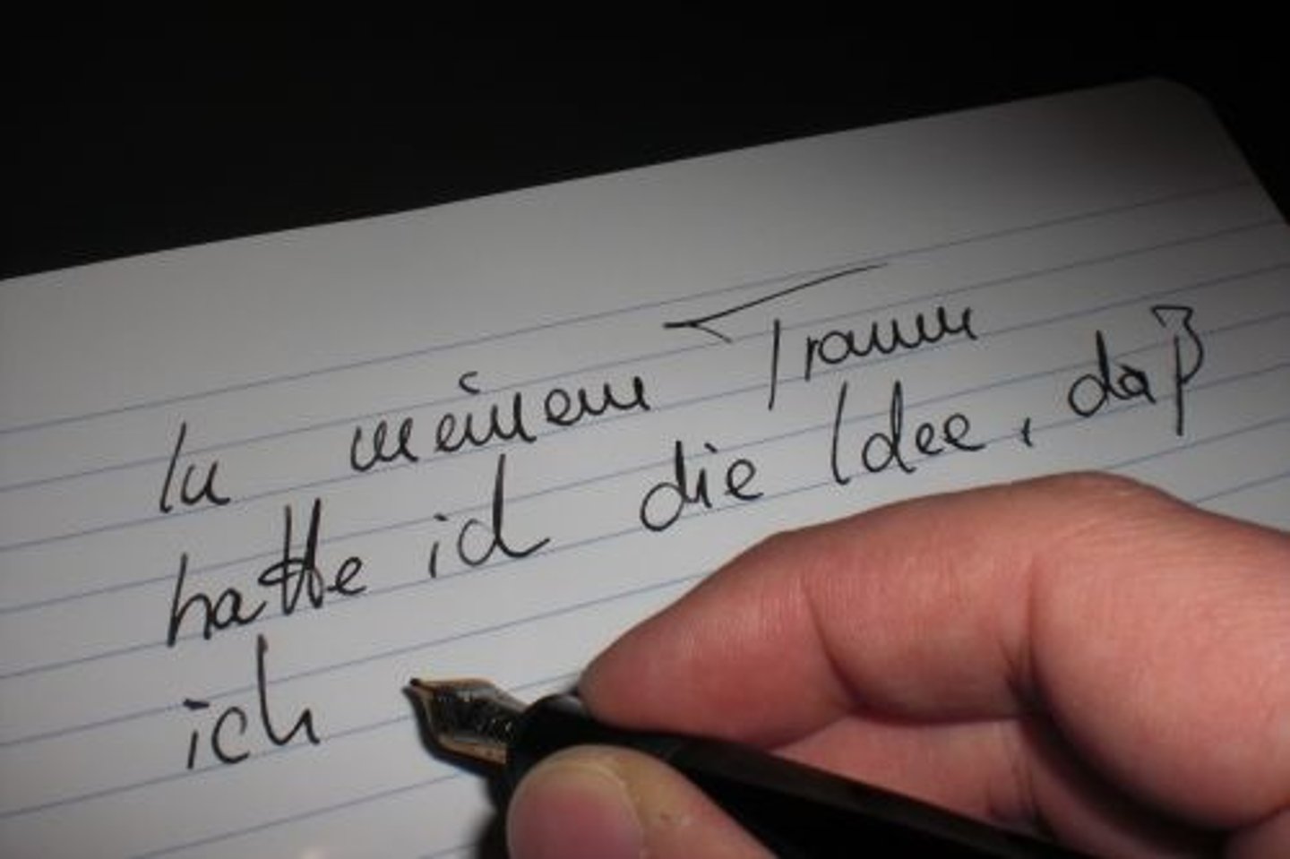 <p>to write down</p>