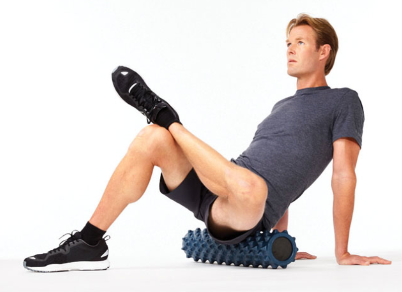 the piriformis is a small muscle of the posterior hip that runs horizontally across the pelvis

to target the piriformis, sit on top of the foam roll, positioned on the back of the hip

cross one foot to the opposite knee and lean into the hip of the crossed leg. Roll back and forth over the muscle

avoid rolling over the hip bone