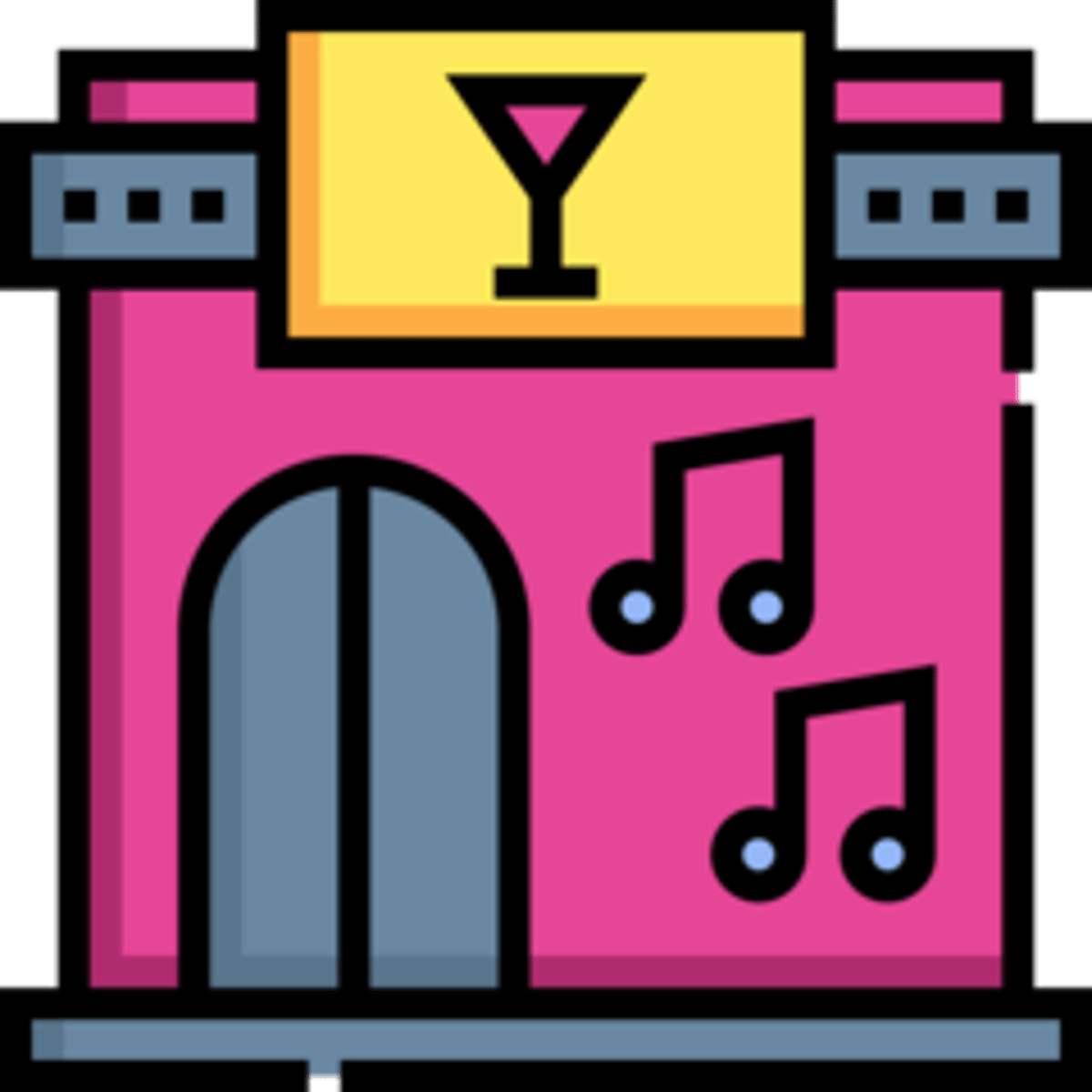 <p>die Diskothek, -en</p><p>die Disko, -s</p><p>(Wir gehen heute Abend in die Disko(thek).)</p><p>(We are going to the club tonight.)</p>