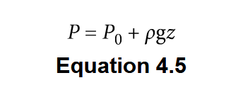 <p>Absolute (hydrostatic) pressure<br>Incident/ambient pressure<br>Gauge pressure</p>