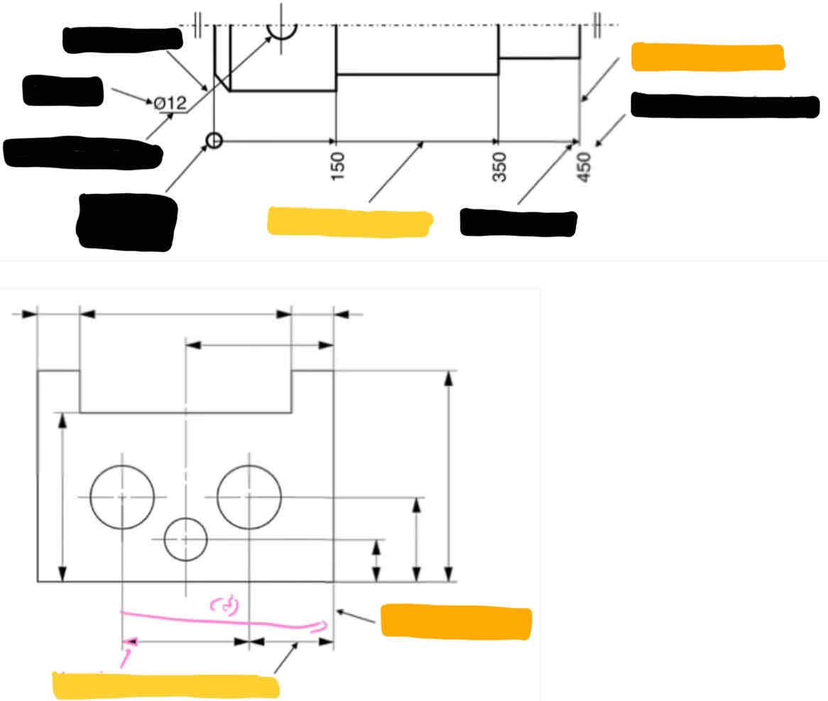 <p><span>What are elements of dimensioning? And what do we dimension for?</span></p>