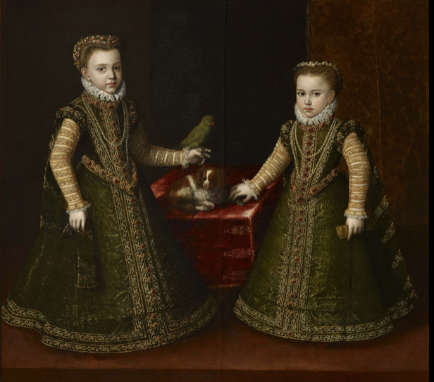 Portraits of the Spanish Infanta Isabella Clara Eugenia and Catalina Michaela 
