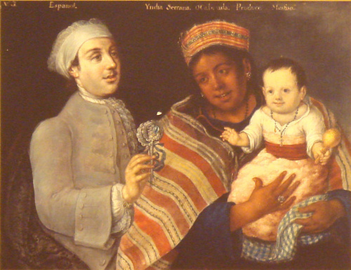 <p>Persons of mixed origin due to the intermarriage of Indians and Spanish colonizers. They caused Spanish America to evolve into a hybrid culture. The marriage between Indians and colonizers indicated somewhat more equal status than in the British colonies.</p>