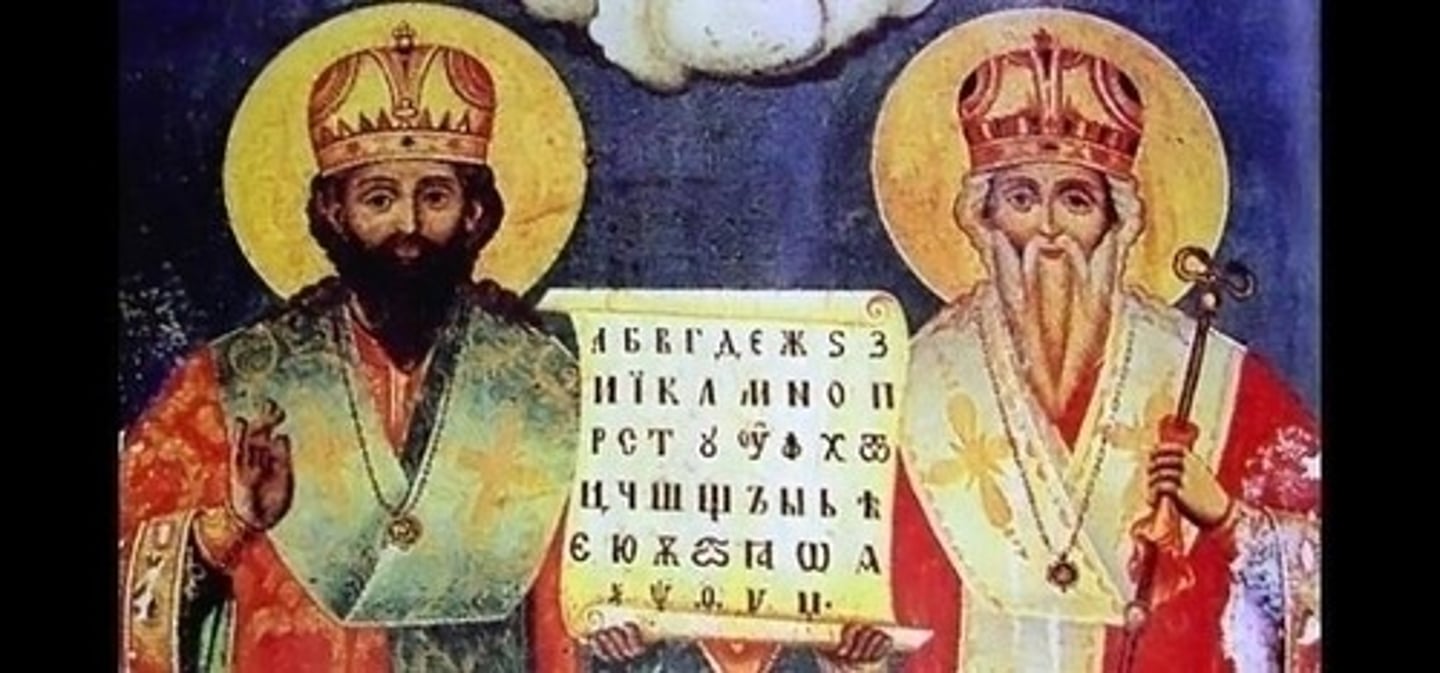 <p>Cyril and Methodius</p>