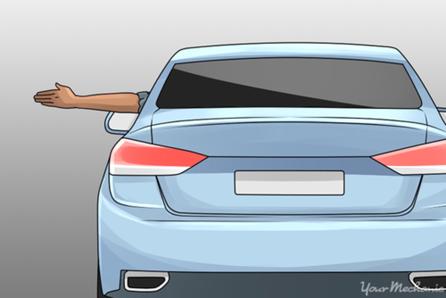 <p>this hand sign indicates the driver is:</p>