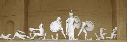 Pediments of the Temple of Aphaia, Aegina: West - Sacking of Troy