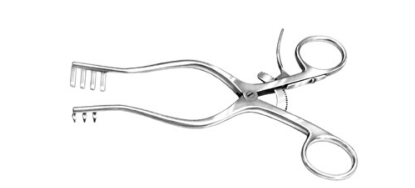 <p>used to retract the external canal skin anteriorly for better visualization of external canal and middle ear.</p>